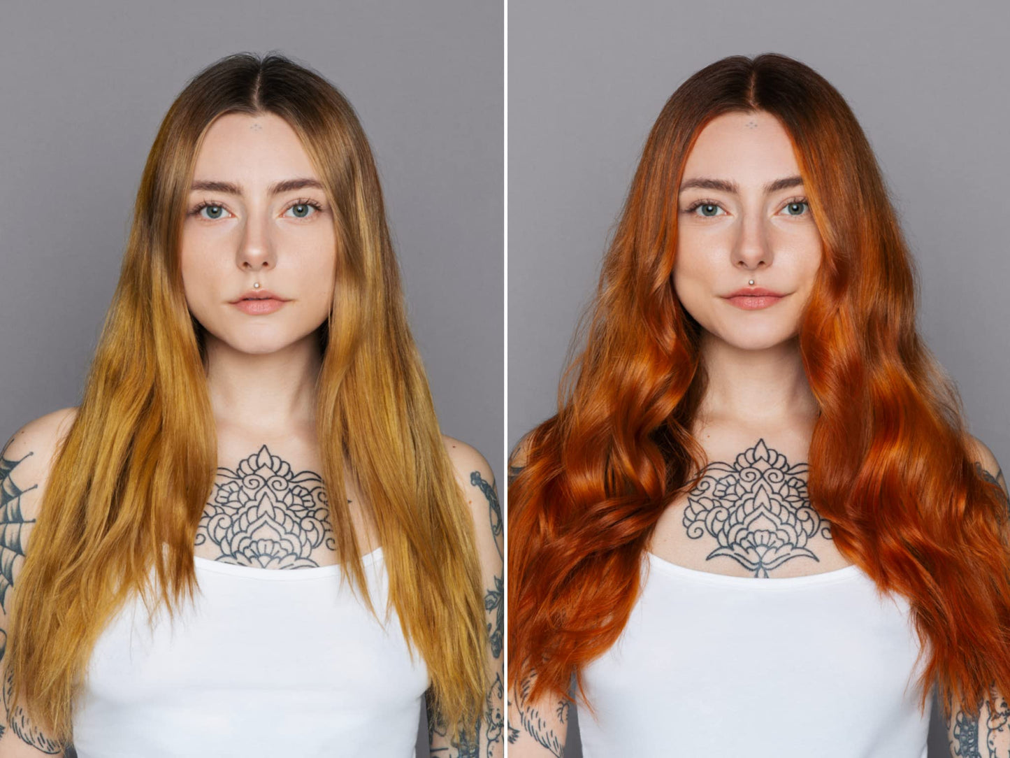 GDY DYEposit Color Depositing Conditioner (Copper) and Semi Permanent Hair Dye (Peach Fuzz)
