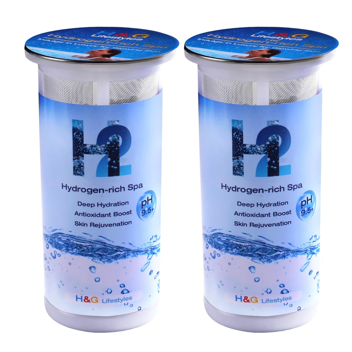 H&G Lifestyles Hydrogen Bath Bombs Beads for Bathing Spa Hot Tub Foot Soak Basin,Hydrogen-Rich H2 Water Soaking for Skin Glow Deep Hydration Anti-Aging Stress Relief