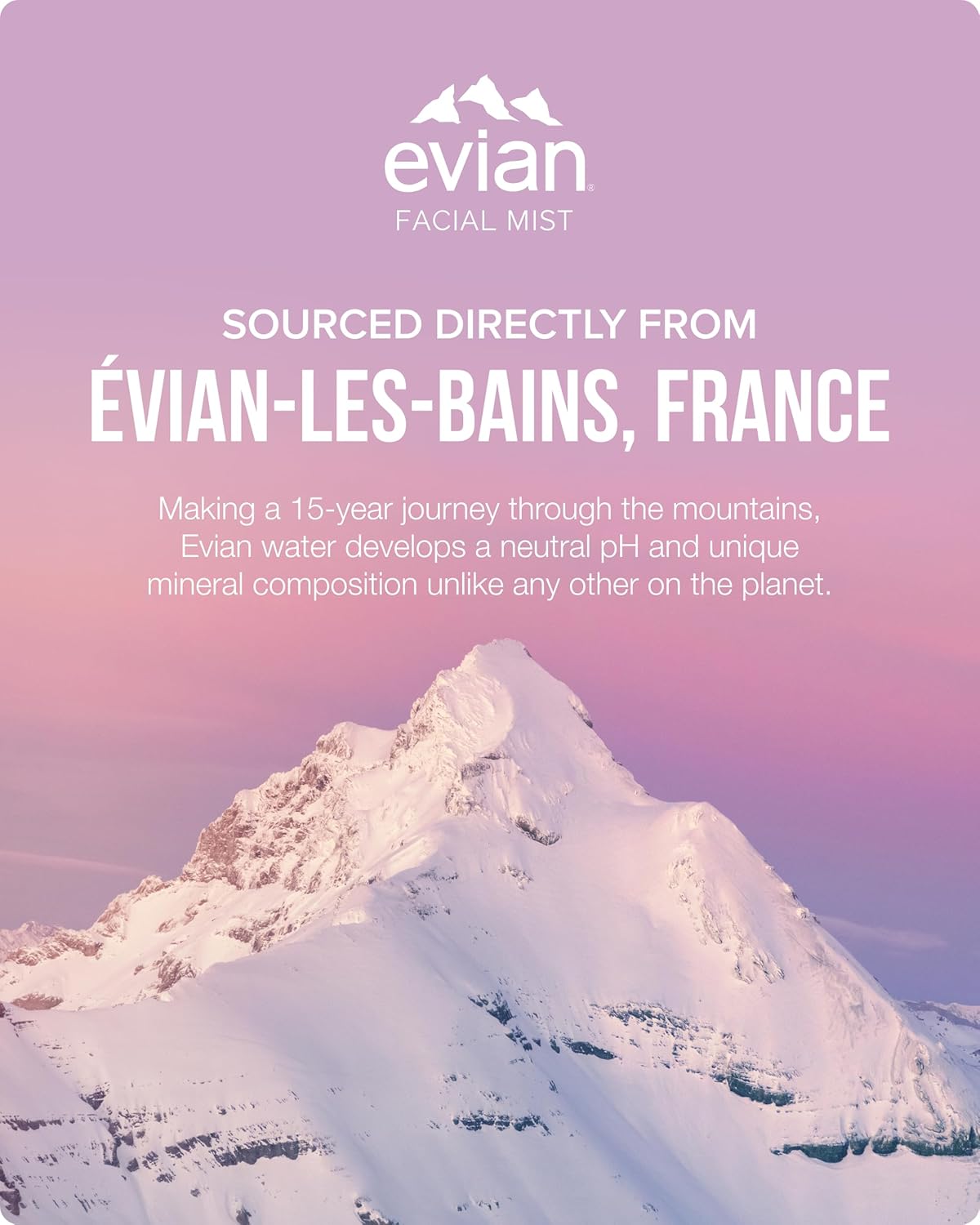 Evian Facial Spray - Hydrating Face Mist with Natural Mineral Water & Plant Extracts | 3.38 oz