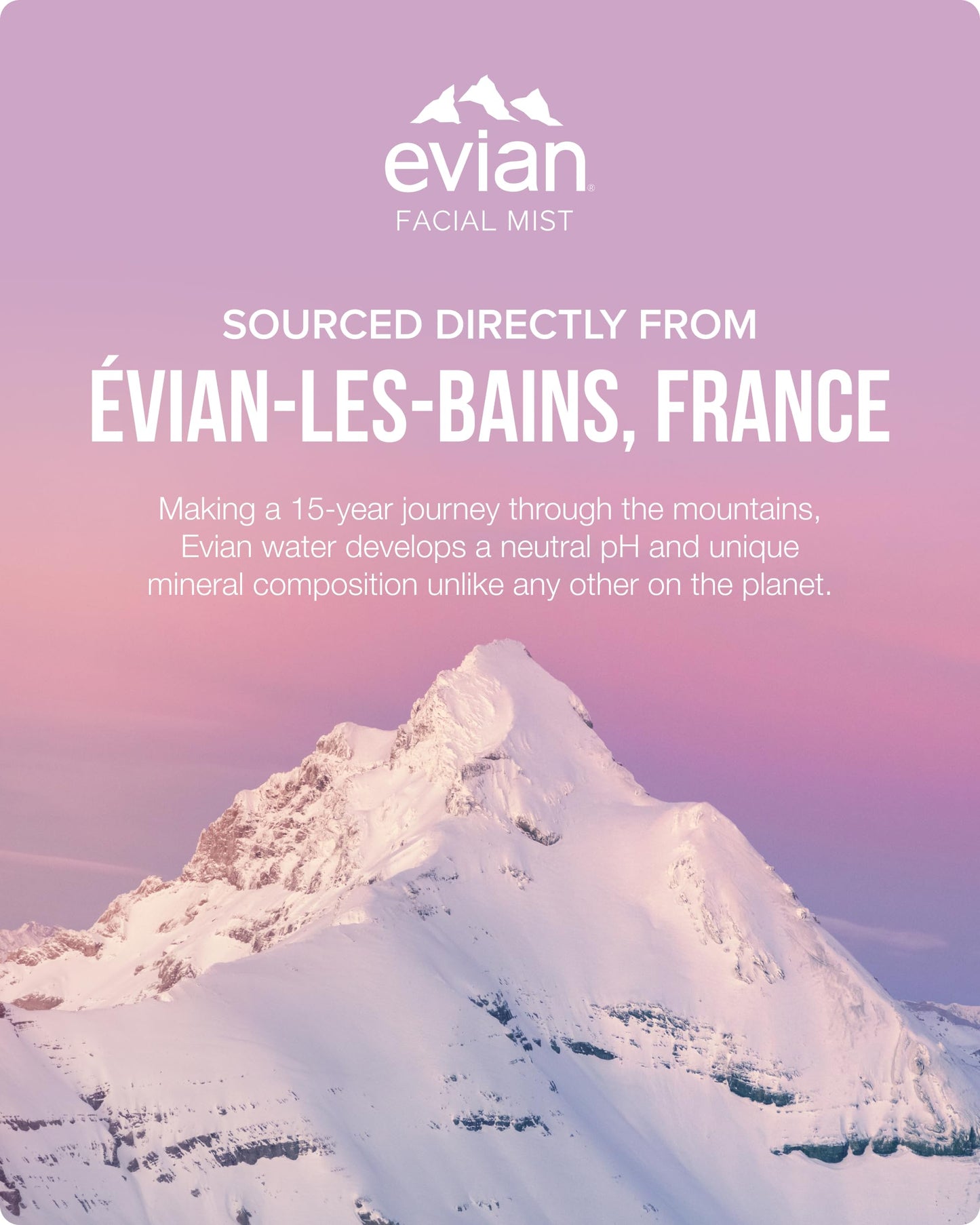 Evian Calm Facial Mist | Hydrating Mineral Water Face Spray with Aloe & Jasmine | Calming Toner Mist for Sensitive Skin | Travel Facial Spray to Hydrate, Refresh, & Calm Skin Anytime