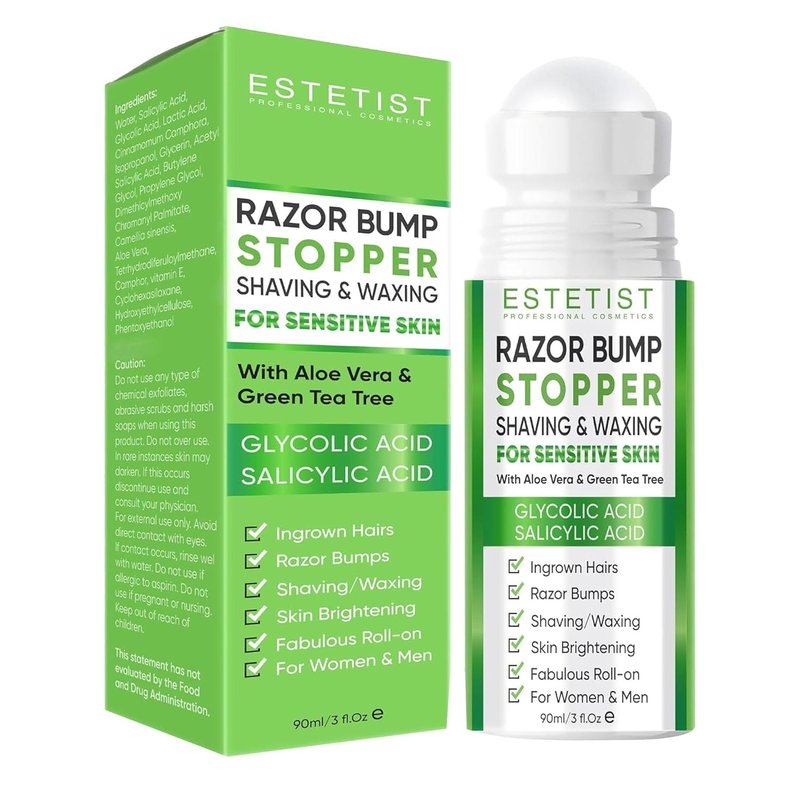 Estetist Razor Bump Stopper - Sensitive Skin After Shave Serum | Calms Irritation & Soothes Skin