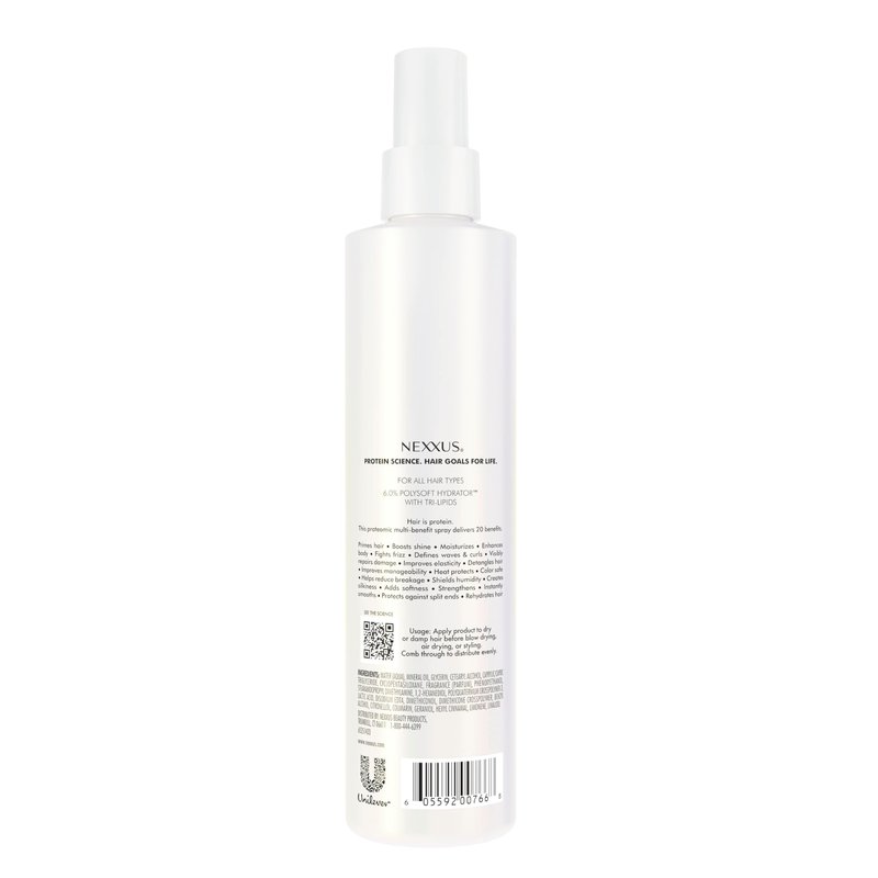 Nexxus Humectress Hair Conditioner 20-in-1 Perfector Leave In Spray for Dry Hair Powered by Polysoft Hydrator Technology with Tri-lipids 9 oz