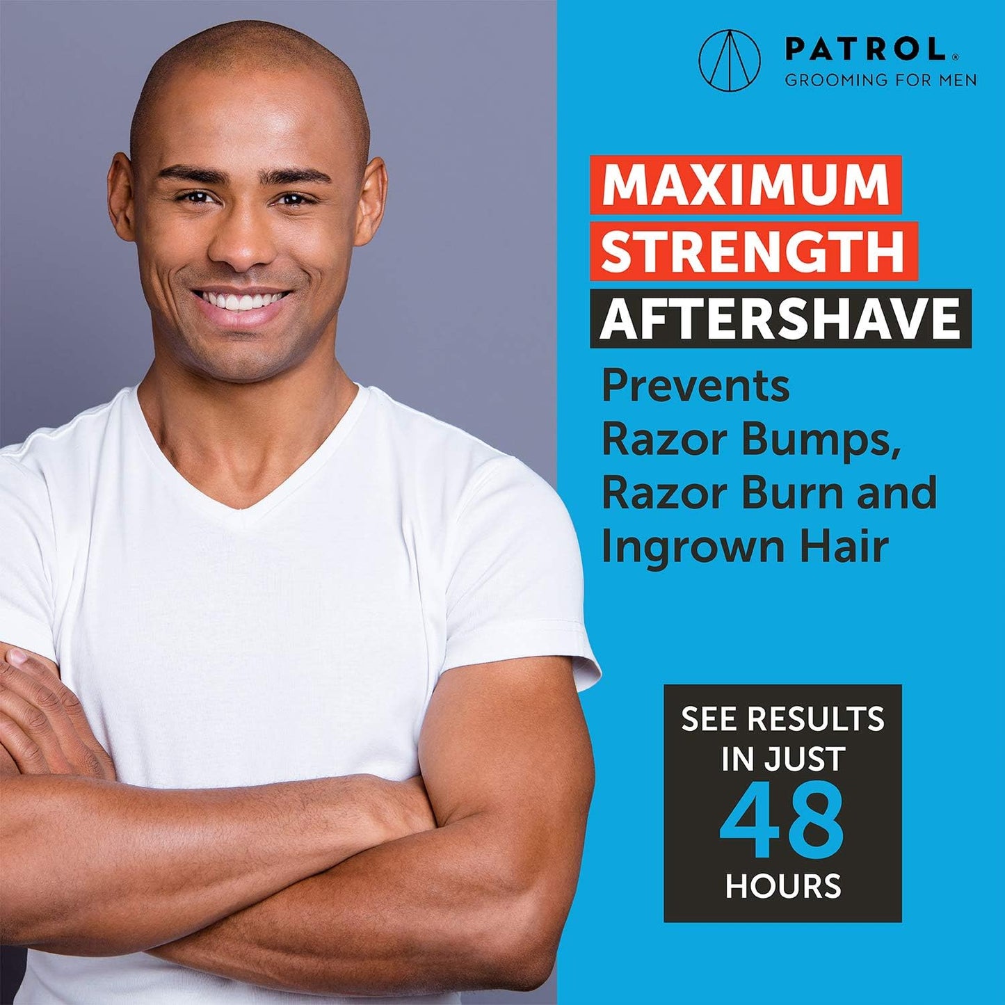 Bump Patrol Maximum Strength Aftershave Treatment Serum – Razor Bump Stopper and Ingrown Hair Treatment for Men and Women, Fast Acting Salicylic Acid for Razor Burn & Shaving Irritation - 2 oz Pack 2