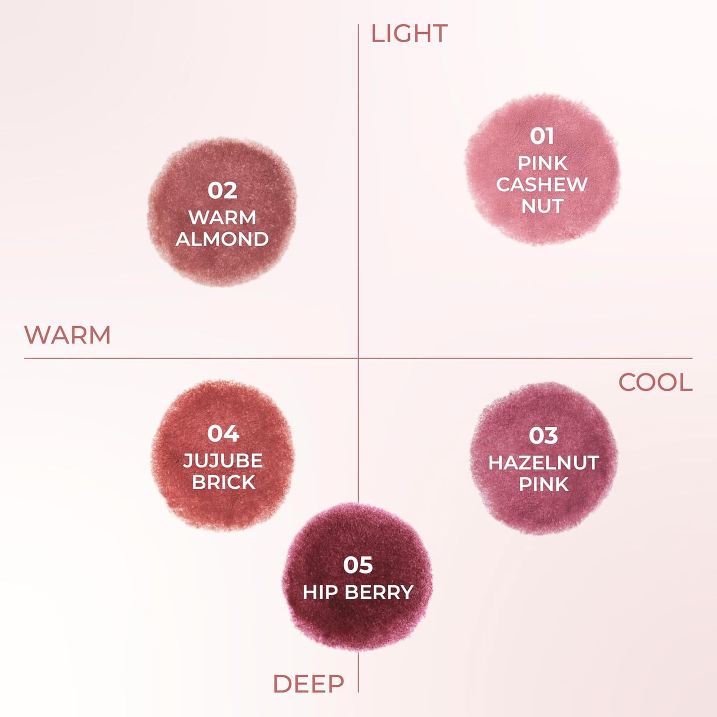COLORGRAM Nude Blur Jam 04 Jujube Brick - Pudding Pot Lip & Cheek Tint | Velvet Matte Finish, Whipped Mousse Texture