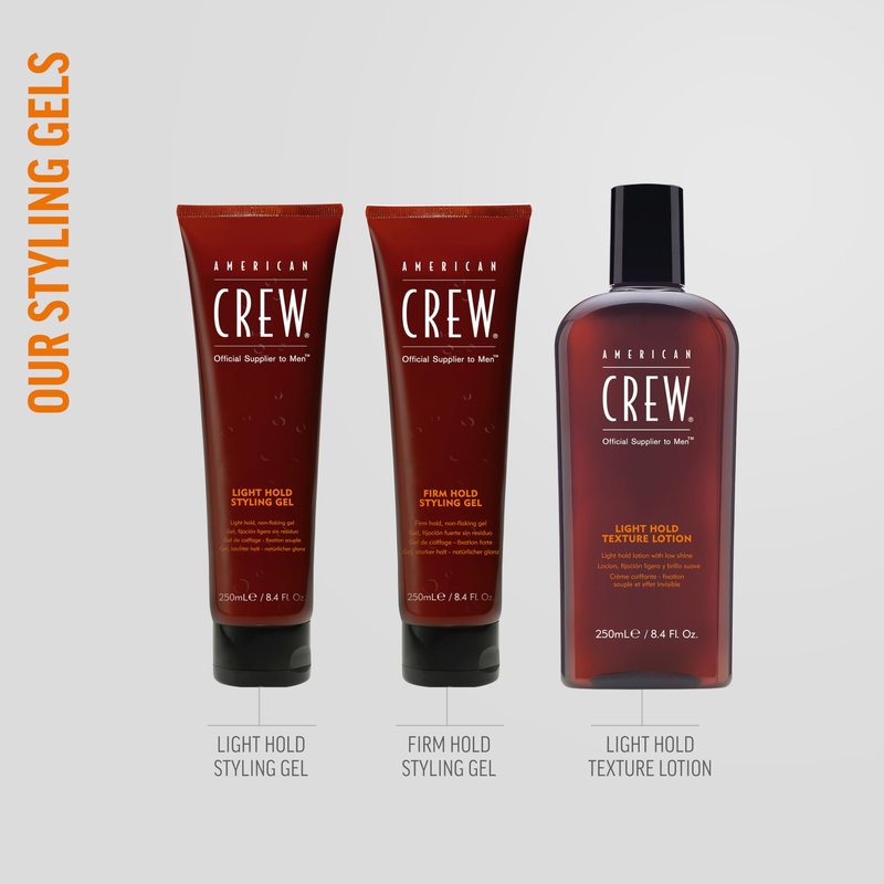 American Crew Men's Hair Texture Lotion, Lightweight, Light Hold for Fine & Thin Hair, Natural Finish & Low Shine, 8.4 fl oz