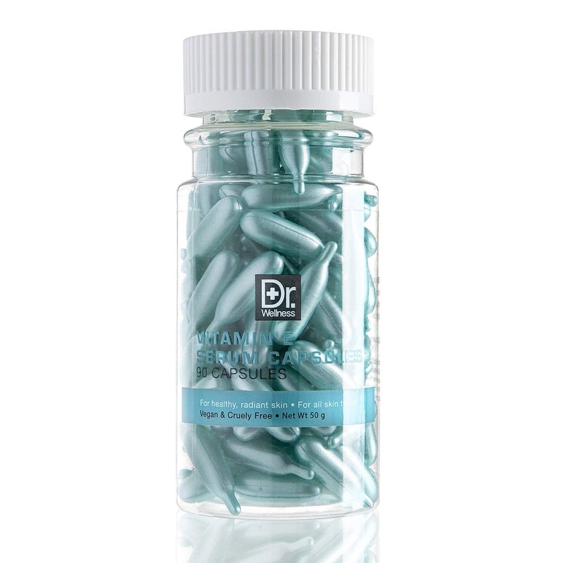 Dr. Wellness Moisturizing, Serum Capsules with Vitamin E, For Glowing, Radiant Skin, 90 Capsules