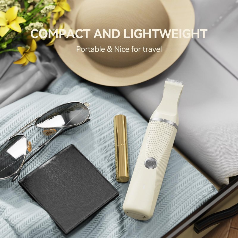 3-in-1 Electric Razor for Women,Pubic Hair Trimmer Bikini Trimmer Waterproof,Hari Trimmer for Women Rechargeable, Trimmers for Grooming,Lady Shaver