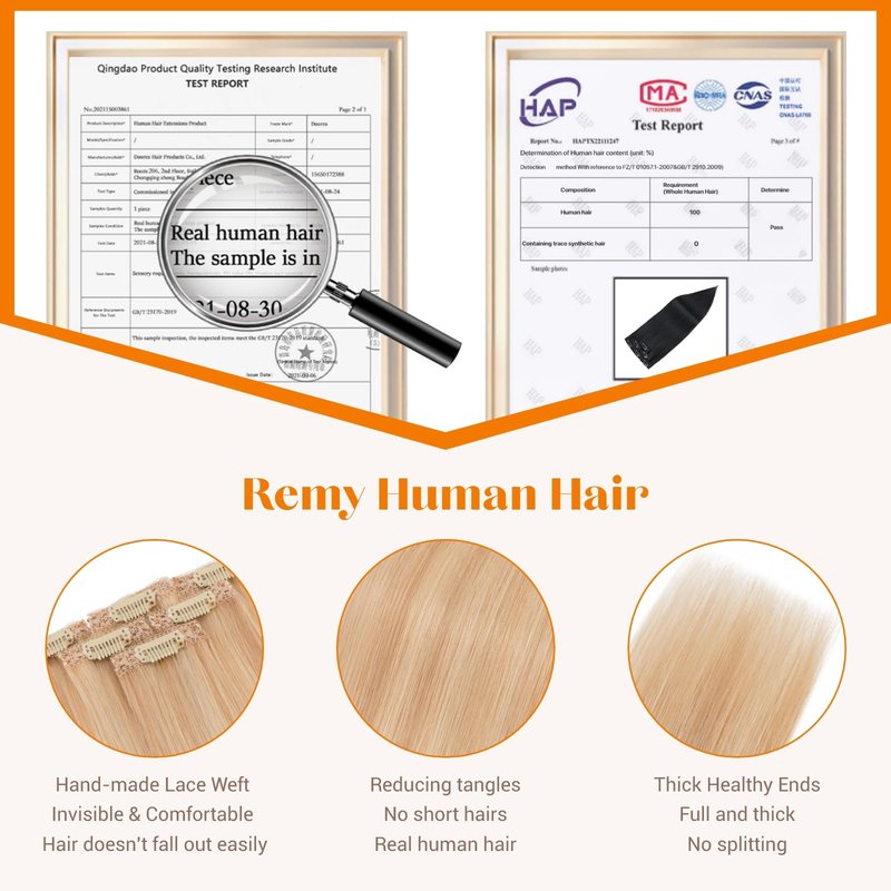 TESSHAIR 6PCS Clip in Hair Extensions Real Human Hair Short Clip in Extensions for Women Short Straight Hairpieces to Add Volume and Highlights 12 Inch Ash Blonde & Bleach Blonde