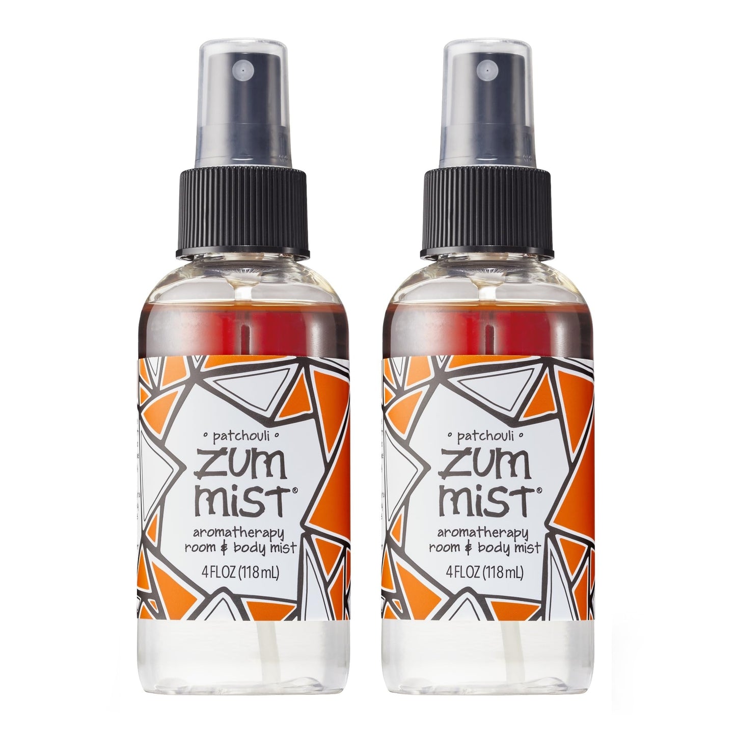 Indigo Wild Zum Mist Room & Body Spray - Aromatherapy Essential Oil Spray - Natural Body Mist & Room Spray - Patchouli Scent - 4 fl oz (2 Pack)