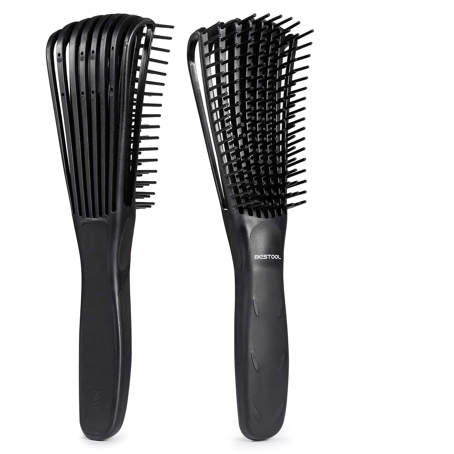 BESTOOL Detangling Brush for Natural Hair-Detangler for Afro America 3a to 4c Kinky Wavy, Curly, Coily Hair, Detangle Easily with Wet/Dry, Apply Conditioner/Oil