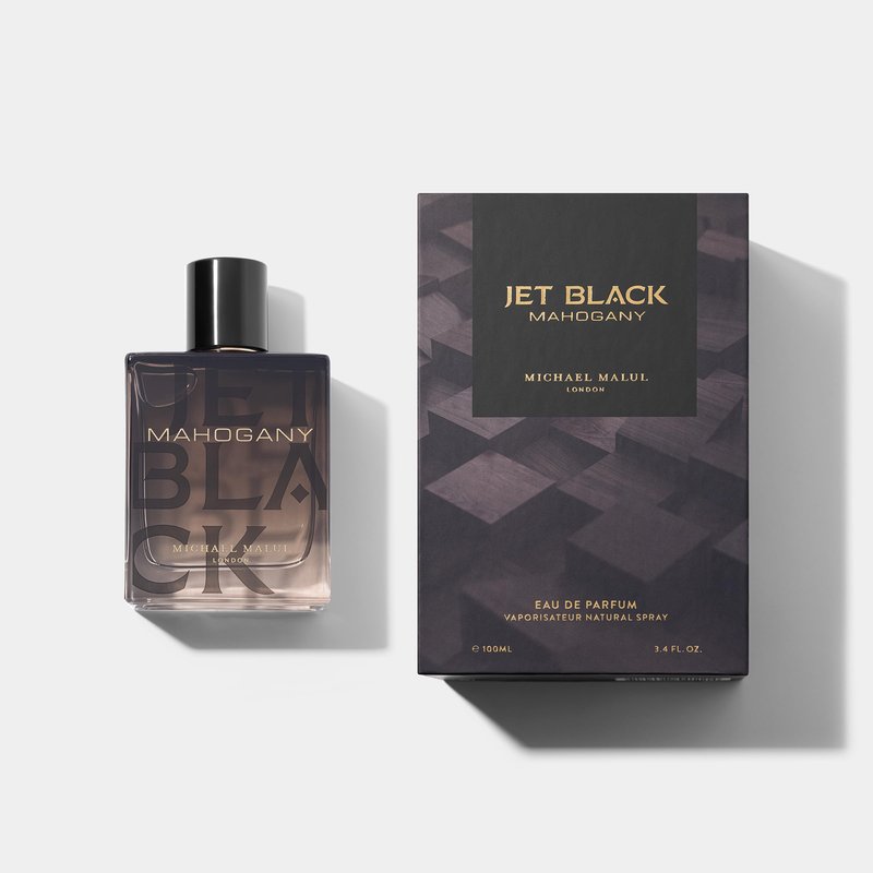 Michael Malul Jet Black Mahogany Eau de Parfum for Men - 100ml | 3.4oz
