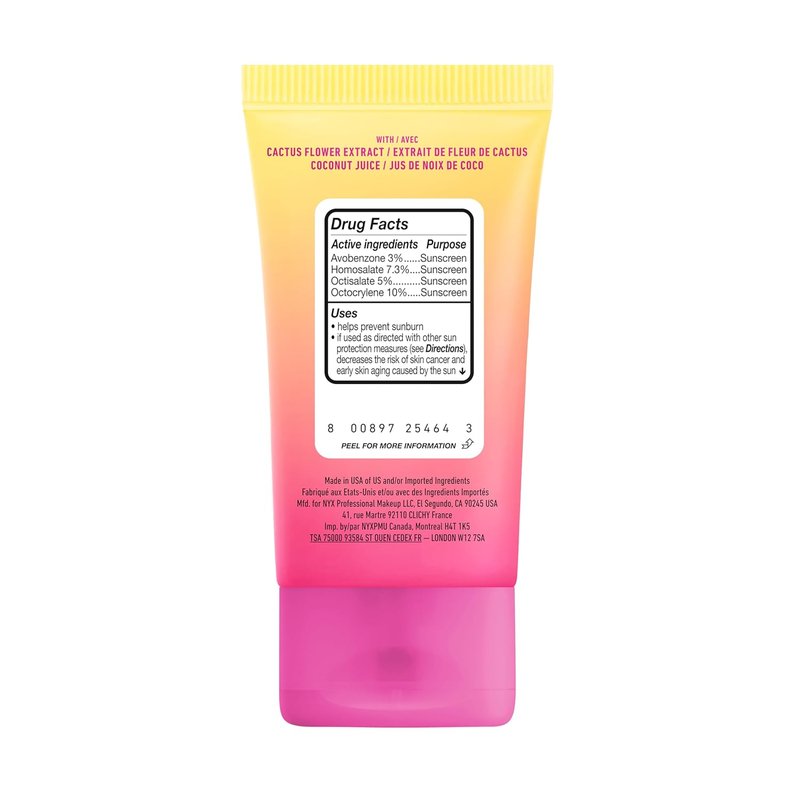 NYX Blurscreen SPF 30 Primer - 3-in-1 Vegan Makeup Primer | No White Cast, Non-Greasy Formula