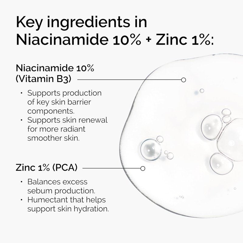 Radiant Skin Collection - Hydrating Skin Care Bundle for Dry Skin | Hyaluronic Acid, Niacinamide & Squalane 1 Fl Oz