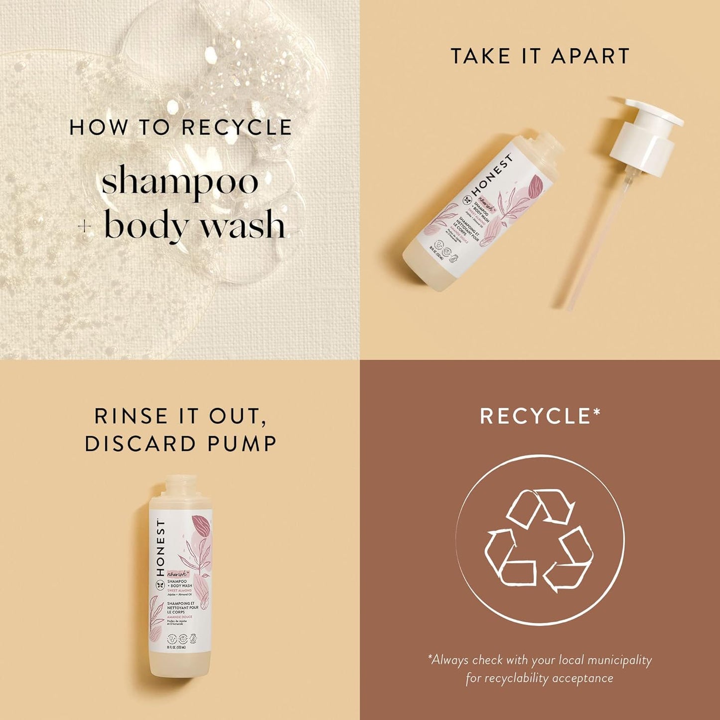 The Honest Company 2-in-1 Baby Shampoo & Body Wash - Gentle, Tear-Free, Naturally Derived | 10 fl oz