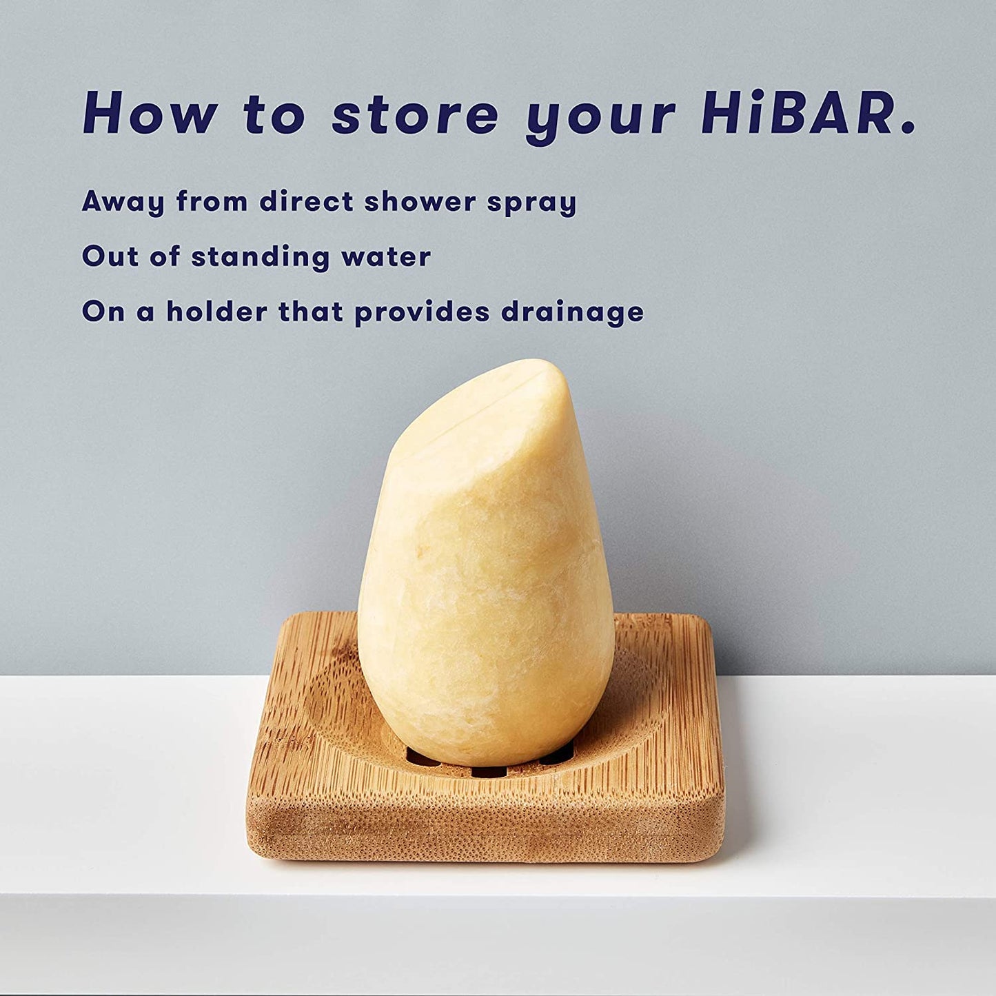 HiBAR - Moisturize Shampoo & Conditioner Set - For Dry, Frizzy Hair - Nourish & Hydrate -Coconut Oil, Cocoa Butter & Vitamin B5 -Plastic, Soap, Paraben & Sulfate-Free -Color Safe & Vegan -2 Solid Bars