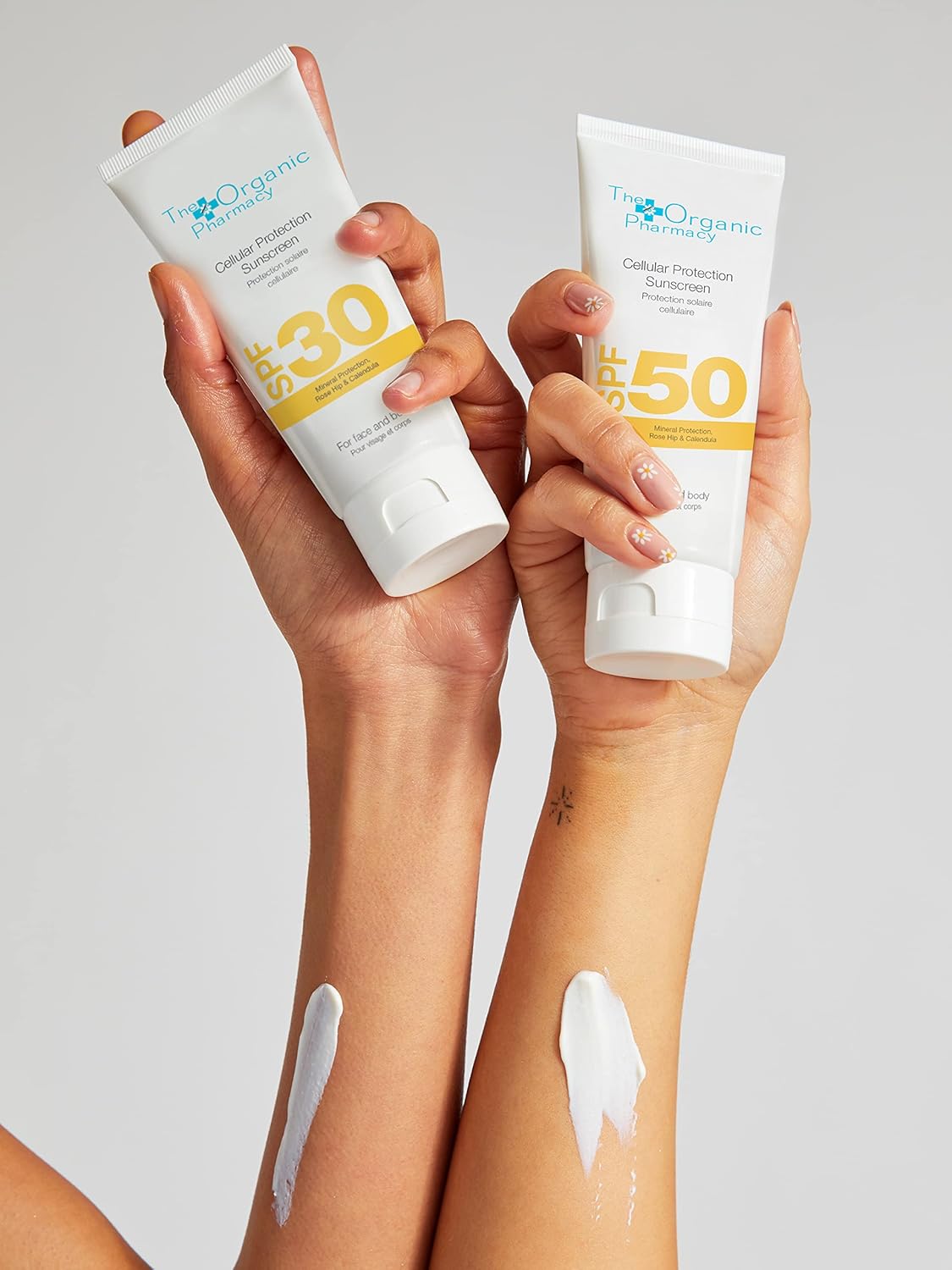 Organic Pharmacy Cellular Protection Sunscreen SPF 50 | Mineral Sunshield for Face & Body - Lightweight, Non-Greasy - 3.4 oz (100 ml)