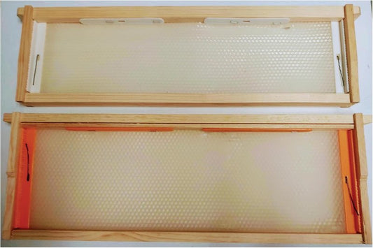 Anthony's Beehive | Wire-Free Beeswax Foundation Gripper - 60 Pack for Shallow Langstroth Frames