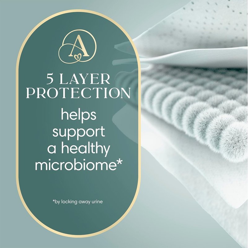 Pampers Amore Diapers - Size 2 (10-22 lbs) | Hypoallergenic, Fragrance-Free & Ultra-Soft