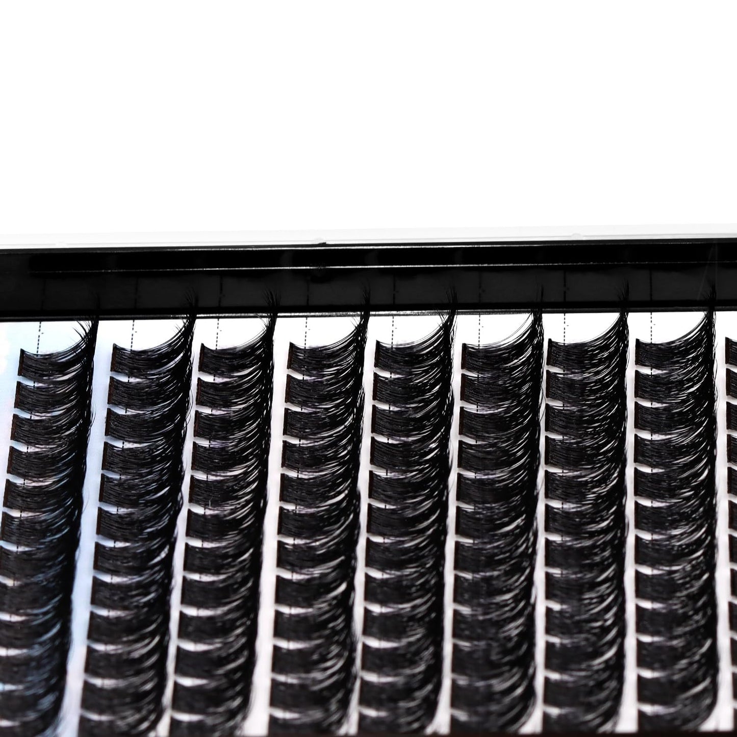 Hannahool Handmade D Curl 10-20mm to Choose 120Pcs Natural long Individual Thick Base Cluster Eyelashes Dramatic Look DIY Volume Eye Lashes Extensions (12mm)