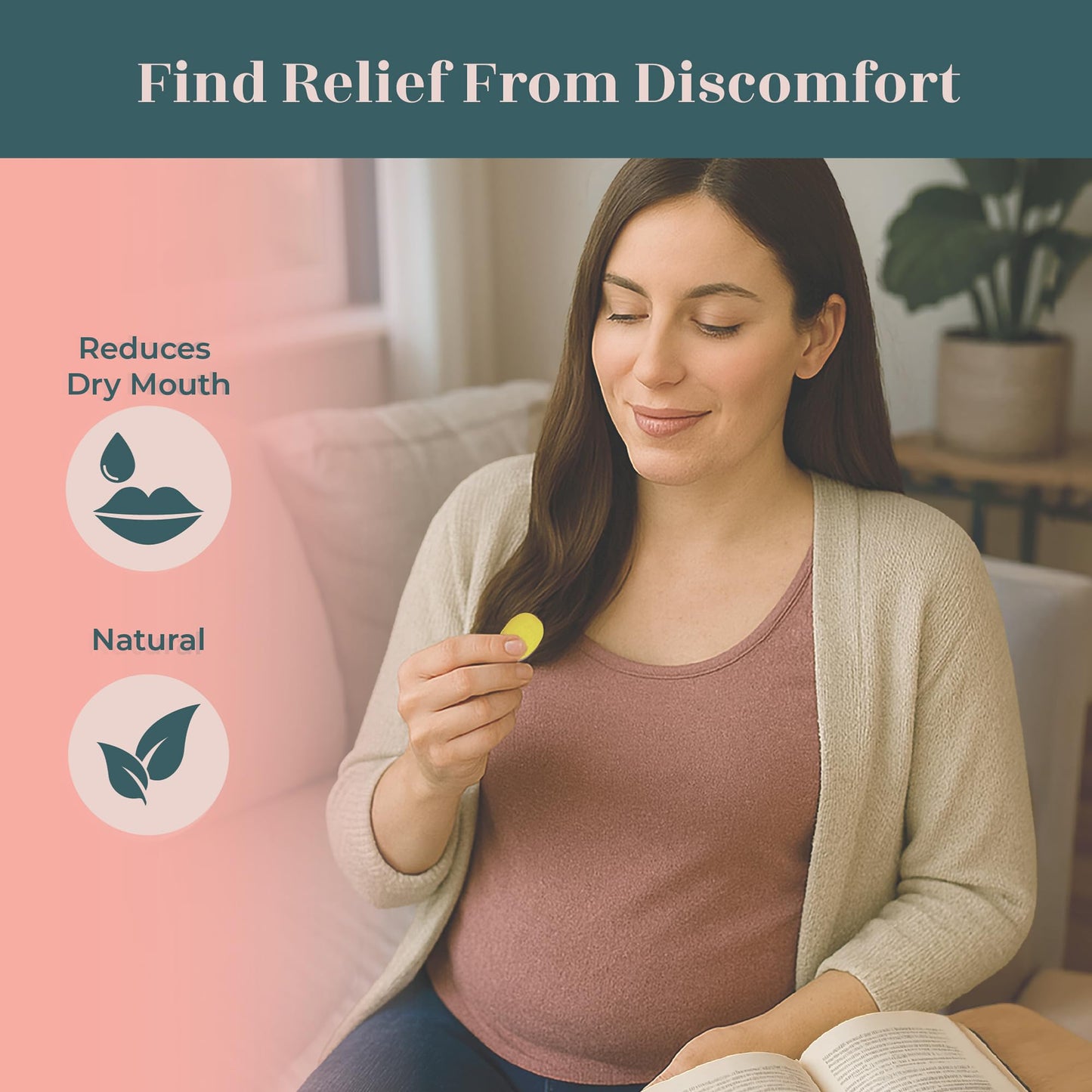 Three Lollies Preggie Drops Plus Pregnancy Nausea Relief Drops with 10 mg Vitamin B6 and Essential Oils, Morning Sickness and Queasy Stomach Support for Pregnant Women, Sour Lemon, 100 Count