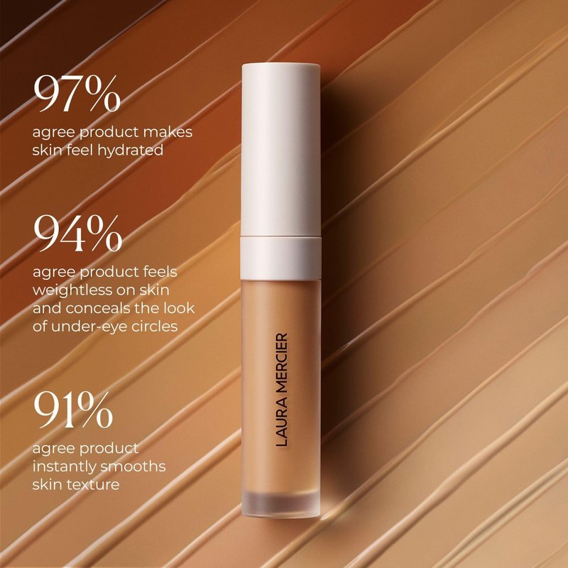 Laura Mercier Real Flawless Weightless Perfecting Serum Concealer, Long-Lasting, Waterproof, & Crease-Proof Wear, Buildable Coverage, Oil-Free, 2C2 - Light with cool undertones