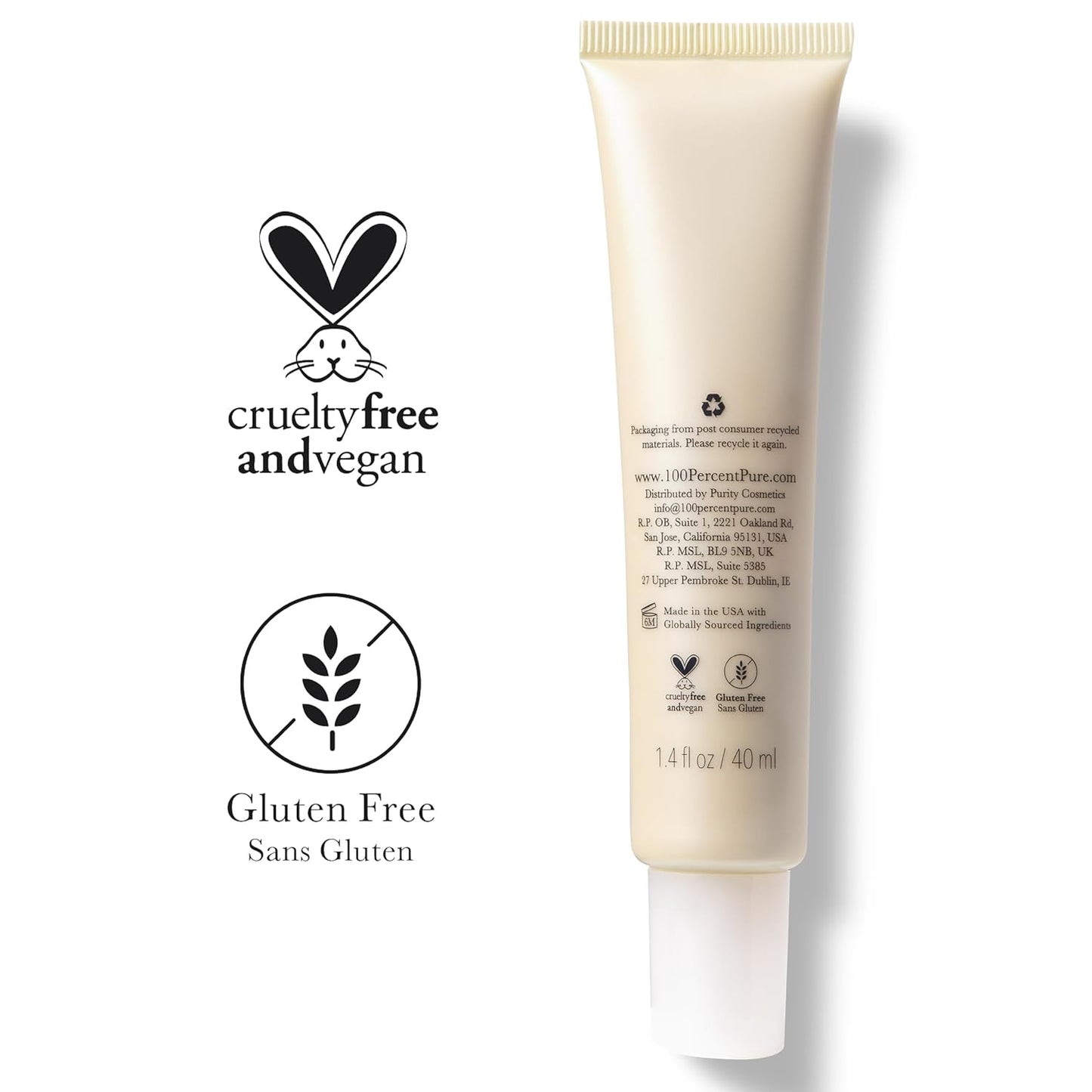 Green Tea EGCG Concentrate Face Cream - Anti-Aging Hydrating Moisturizer with Squalene & Caffeine | 1.4 Oz