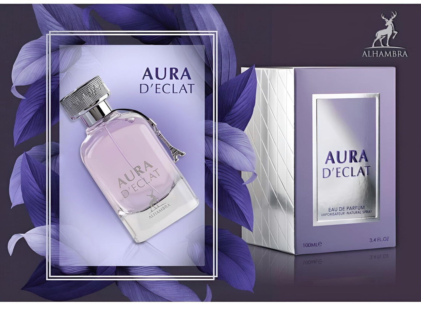 Maison Alhambra Aura D'eclat Eau De Parfum Spray for Women 3.4 Ounce