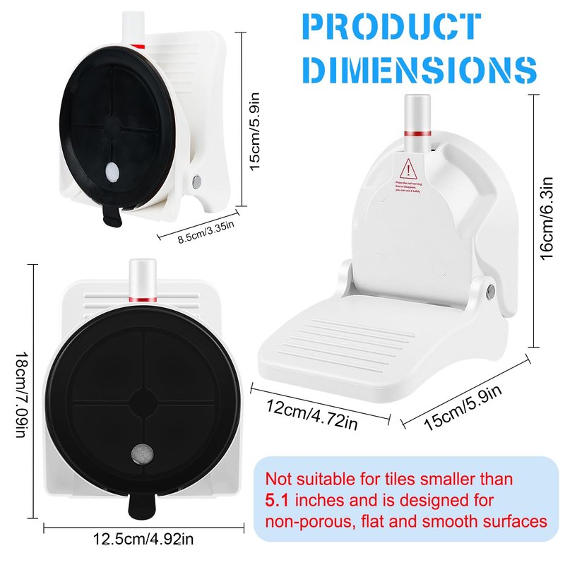 Foldable Shower Foot Rest with Suction Cup for Shaving Legs，Anti-Slip Shower Pedal with No Drilling Suction Cup for Pregnant Woman & Back Pain Sufferers- Reduce Body Strain & Bending Over