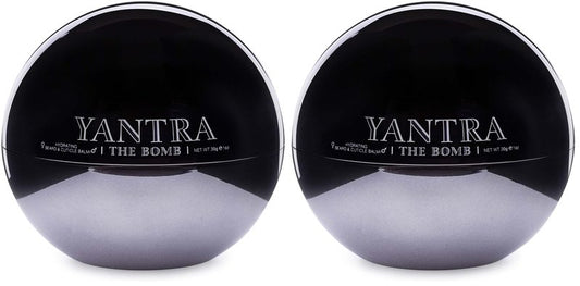 YANTRA Beauty The Bomb Hydrating Beard & Cuticle Balm - Moisturizing, Conditioning Beard and Skin Pomade for Styling, Sculpting and Texture - Smooth, Grease Free - Shea Butter Infused - 1 oz