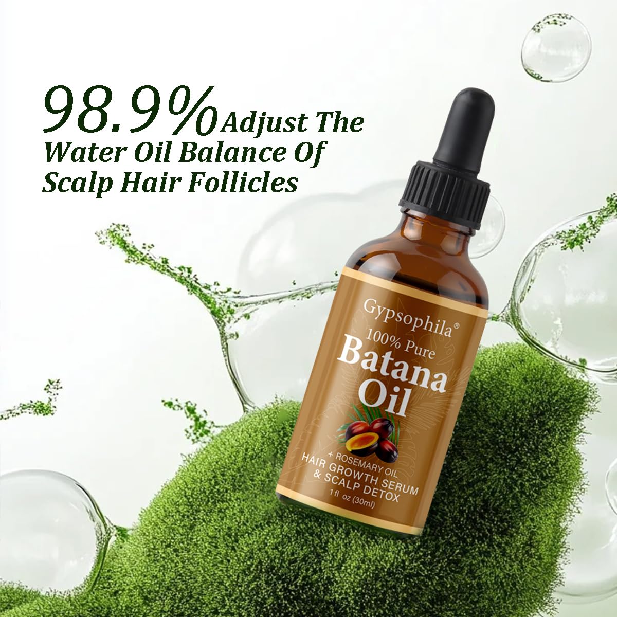 Gypsophila Batana Oil Hair Growth Bundle-Batana Oil Shampoo and 100% Pure Natural Rosemary -Natural Hair Treatment for Women & Men –Hair loss & Thicker, Healthier Hair