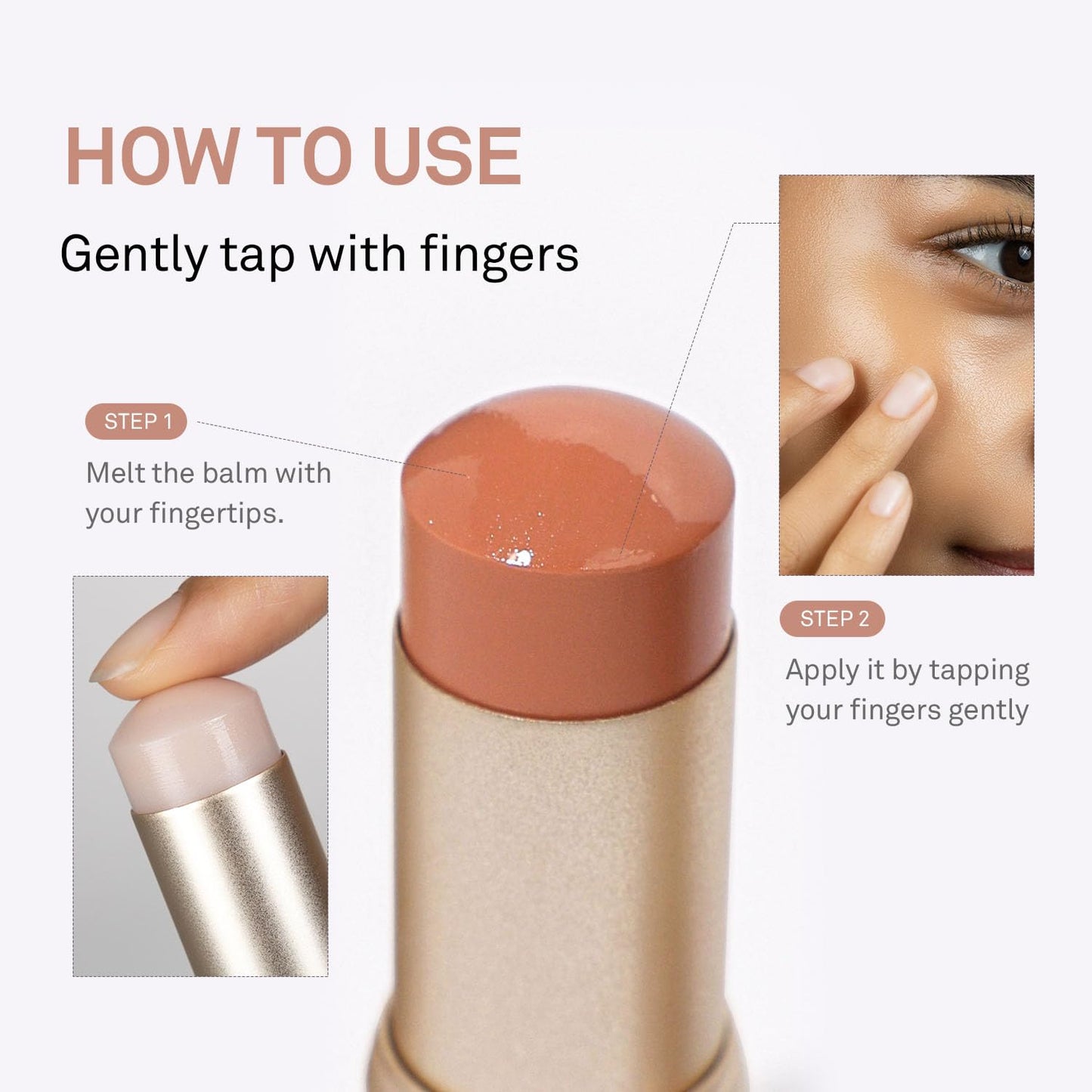 hince True Dimension Radiance Balm Korean Glass Skin Highlighter, with Squalane & Safflower Oil | Cream Blush, Eyeshadow & Lip Glow in One | Dewy Glass Skin Finish, No Parabens, 10g (DAWN RAY)