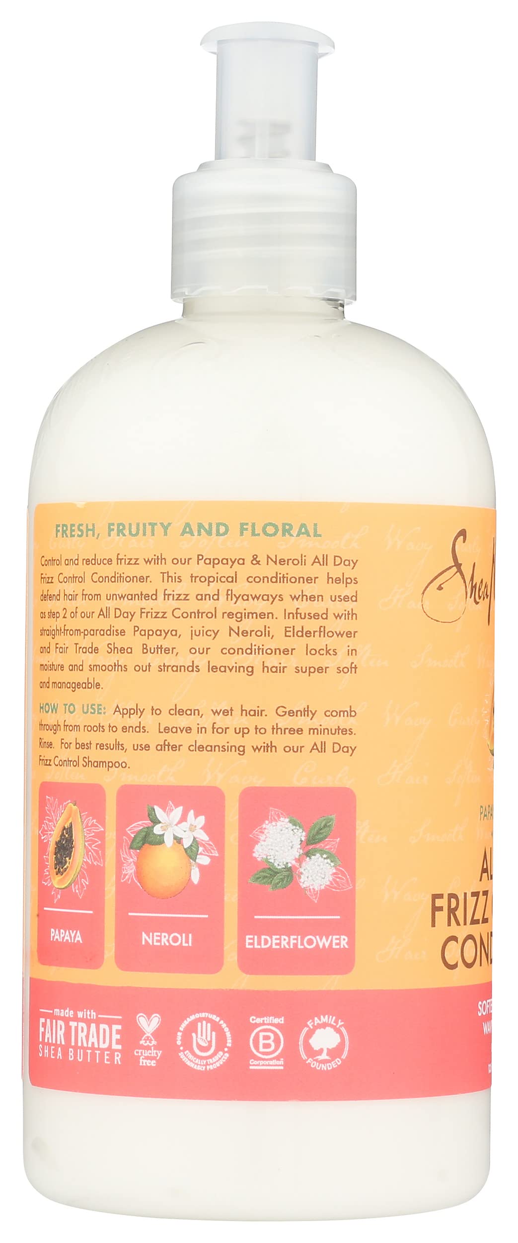 Shea Moisture, All Day Frizz Control Conditioner Papaya & Neroli, 13 Ounce
