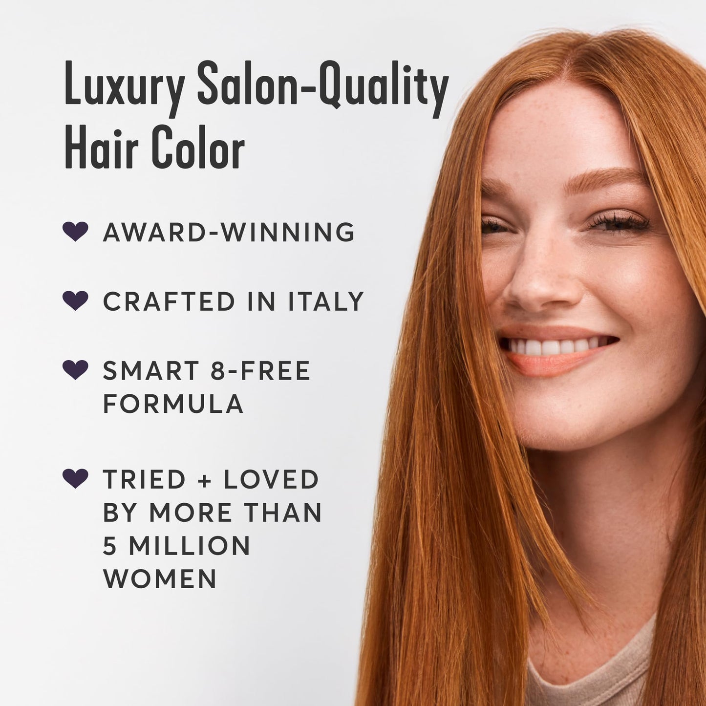 Madison Reed Radiant Hair Color Kit - 4VR Darkest Cool Sangria with Vibrant Violet Red Tones (Volterra Amethyst), Vivid Permanent Hair Dye for Bold Color & Shine | PPD-Free & Ammonia-Free, 2 Pack