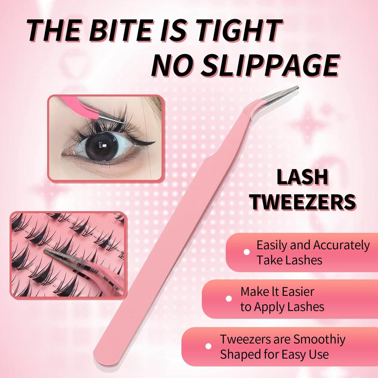 ISOOLU Lash Clusters Manga Individual Lashes Wispy Eyelash Clusters WideSpan Eyelash Extension Kit with Lash Bond and Seal Wet-Look Spiky Cluster Lashes (4Aesthetic‌ Kit)