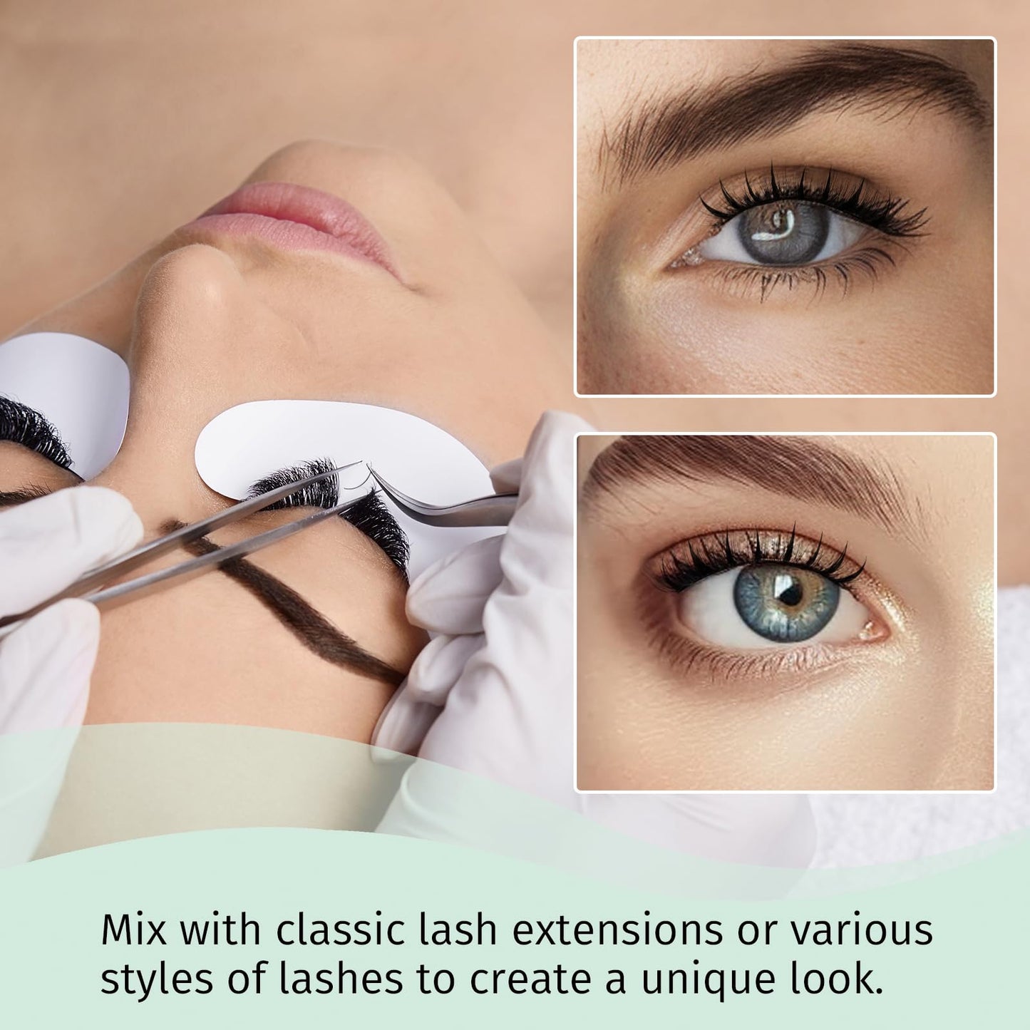 EMEDA Lash Spikes Wet Eyelash Extension Premade Spire Manga Individual Lashes 0.07 D Curl Wet Comic Lash Clusters DIY Anime Lash Extensions Super Matte (0.07 D Curl Mix 8-15mm)