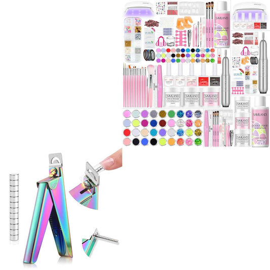 Professional Acrylic Nail Kit for Beginners with Drill, Cutters & Clipper - Saviland