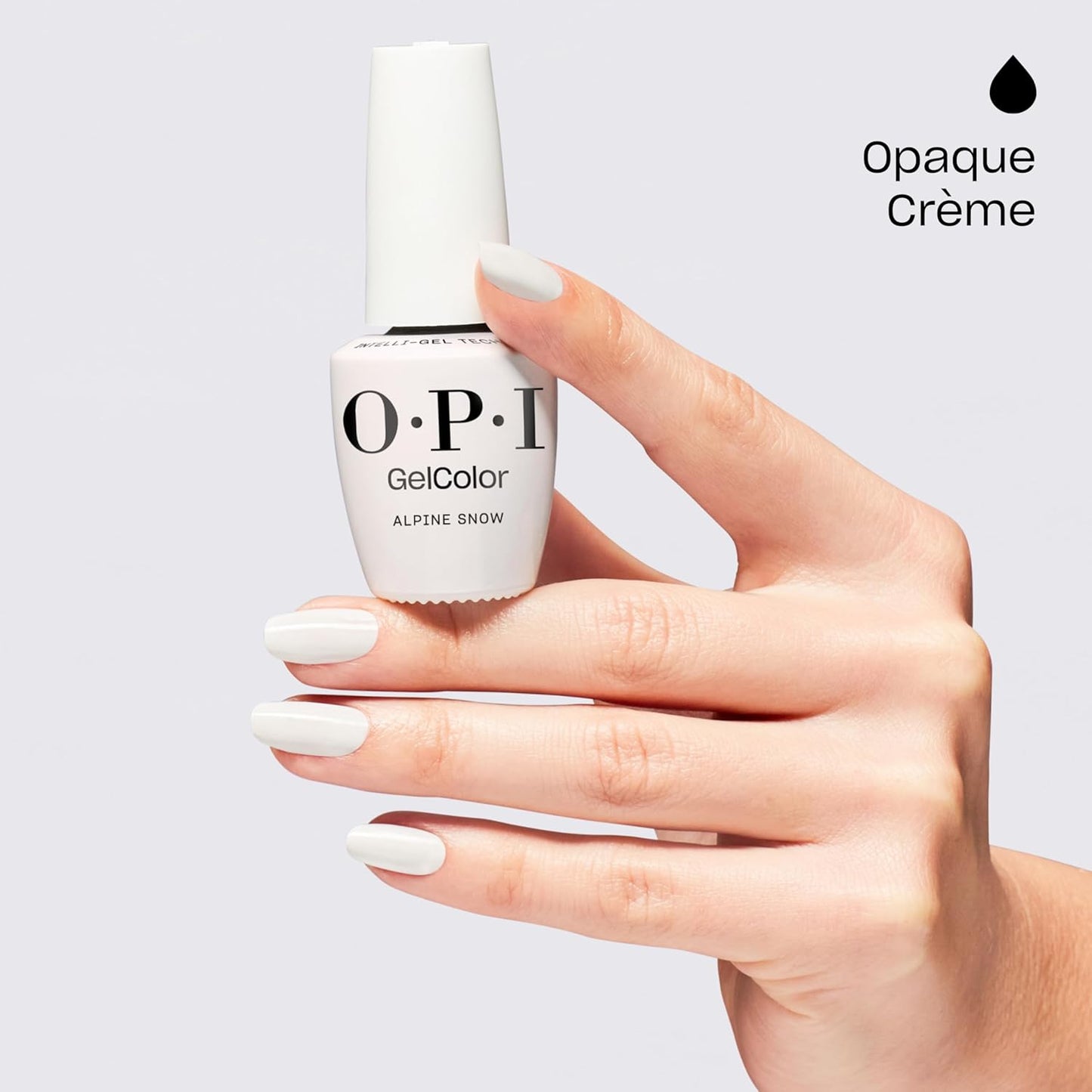 OPI GelColor Gel Nail Polish - White, Gray & Black Shades | Salon-Quality Shine & Long-Lasting Wear | 0.5 Fl Oz