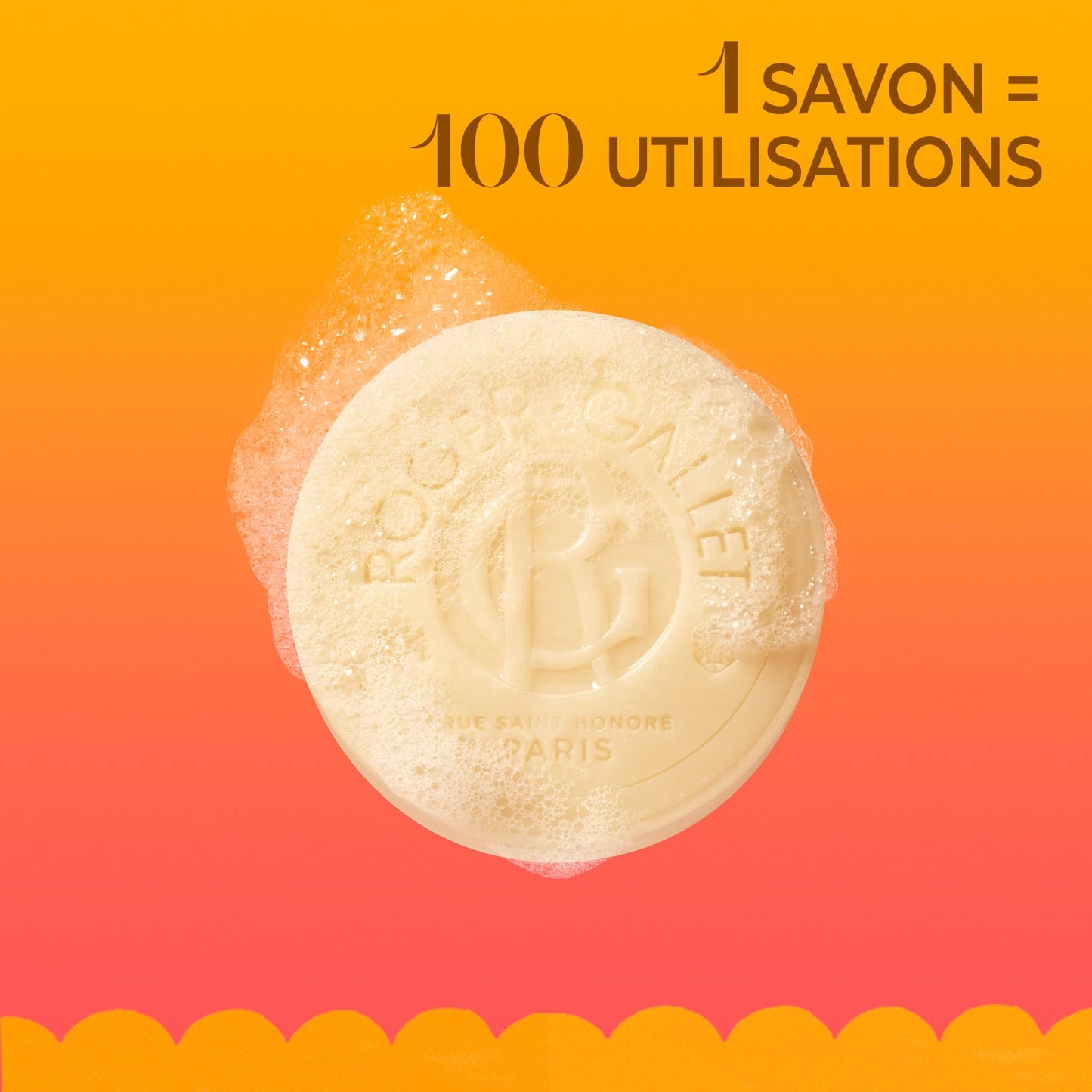 ROGER & GALLET Perfumed Soap Bar – French-Milled Gentle Cleansing Soap with Citrus & Aromatic Fragrance, 99% Natural Origin Ingredients (Bois D'Orange | 3 Pack x 3.5 oz)