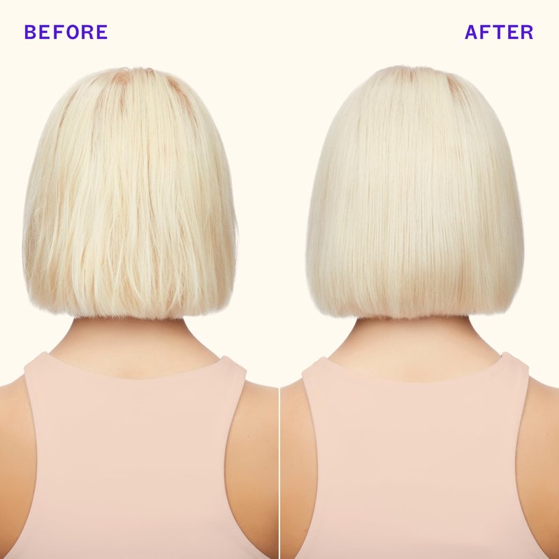 Amika bust your brass cool blonde strength repair shampoo + conditioner, 275ml