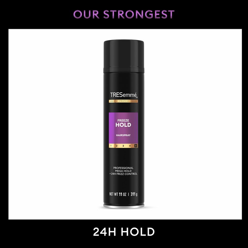 TRESemmé Hairspray Freeze Hold for 24-Hour Frizz Control and All-Day Humidity Resistance 11 Fl Oz
