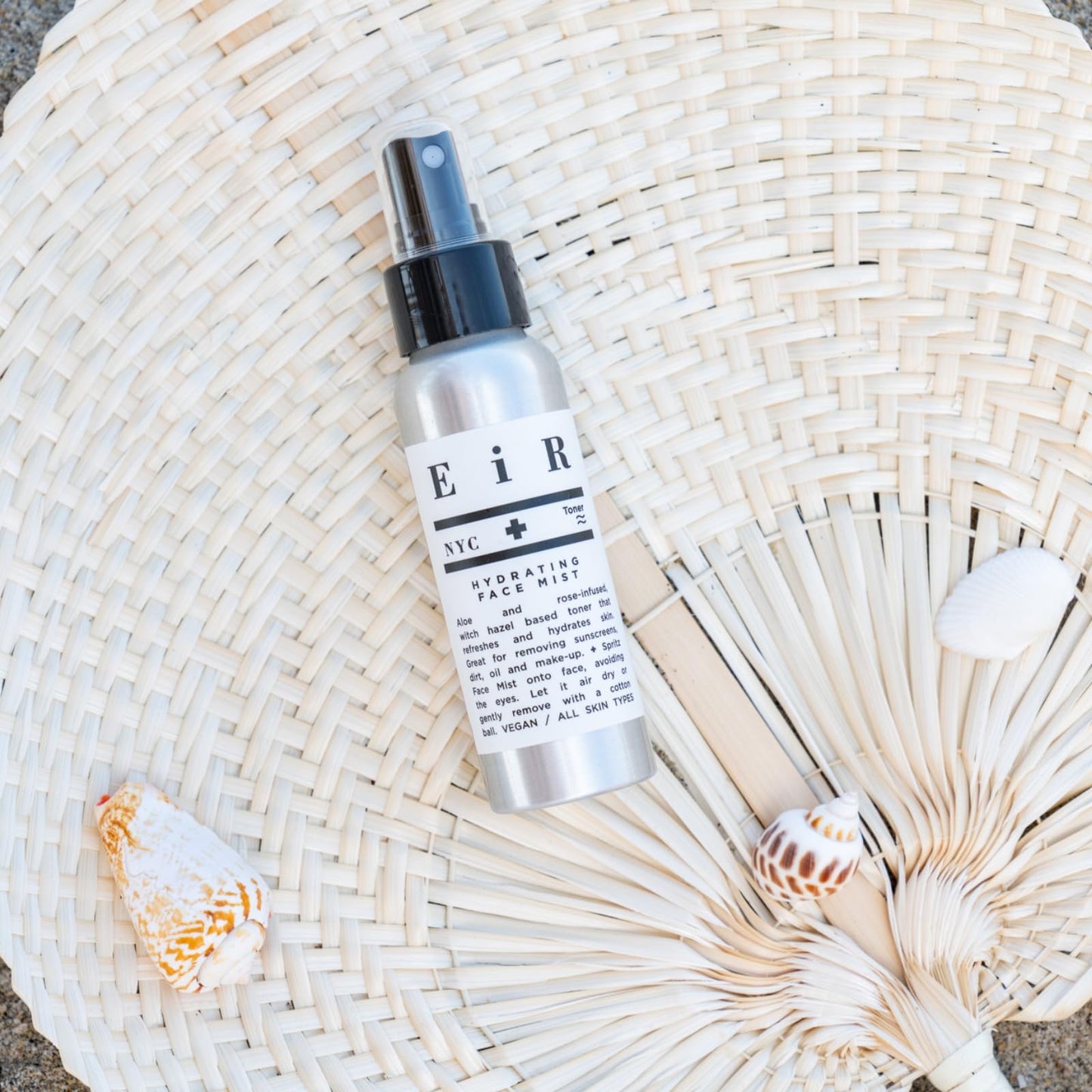EiR NYC Hydrating Face Mist | Soothing Aloe & Rose Toner with Witch Hazel & Jasmine | Delivers Intense Hydration, Nourishes Fast Absorbing Lightweight Daily Facial Mist for All Skin Types 4oz
