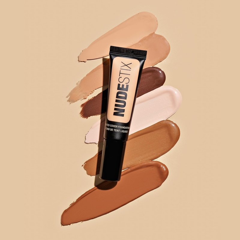 Nudestix Tinted Cover Liquid Foundation – Lightweight, Buildable Coverage for a Natural Radiant Finish | Hydrating Formula with 18 Botanical Extracts | Clean, Vegan Makeup, Shade: Nude 2