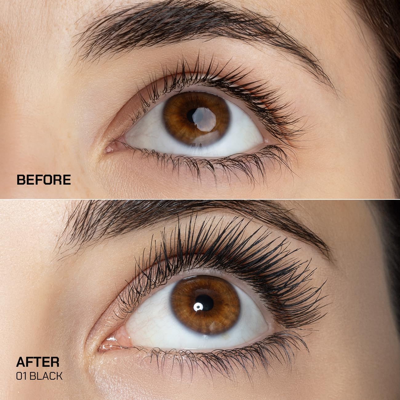 Radiant Professional Magna Lash Mascara, Volume and Curl, Silicone Brush