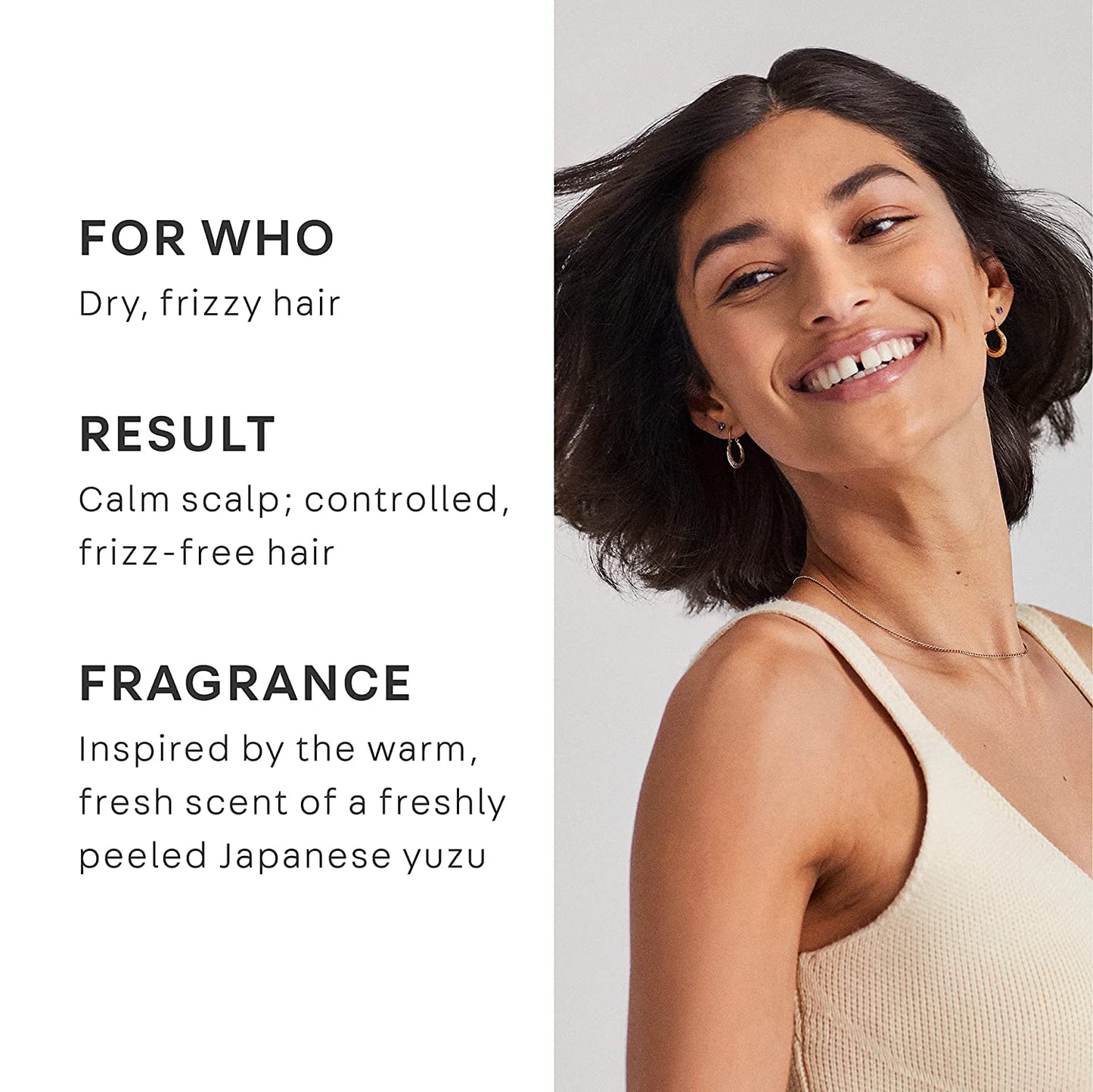 NatureLab.TOKYO Perfect Smooth Shampoo & Conditioner Duo - Japanese Shampoo and Conditioner for Dry, Frizzy Hair - Calms Scalp & Tames Strands from Roots for Controlled, Frizz-Free Hair - 11.5oz each