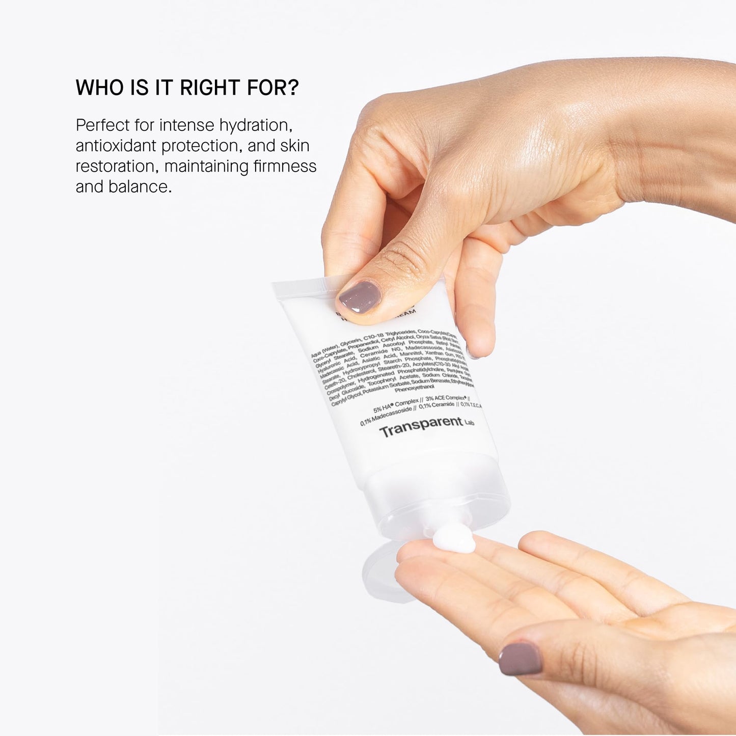 Transparent Lab BARRIER RESTORING HYDRATING CREAM - Ultra Hydrating Face Cream