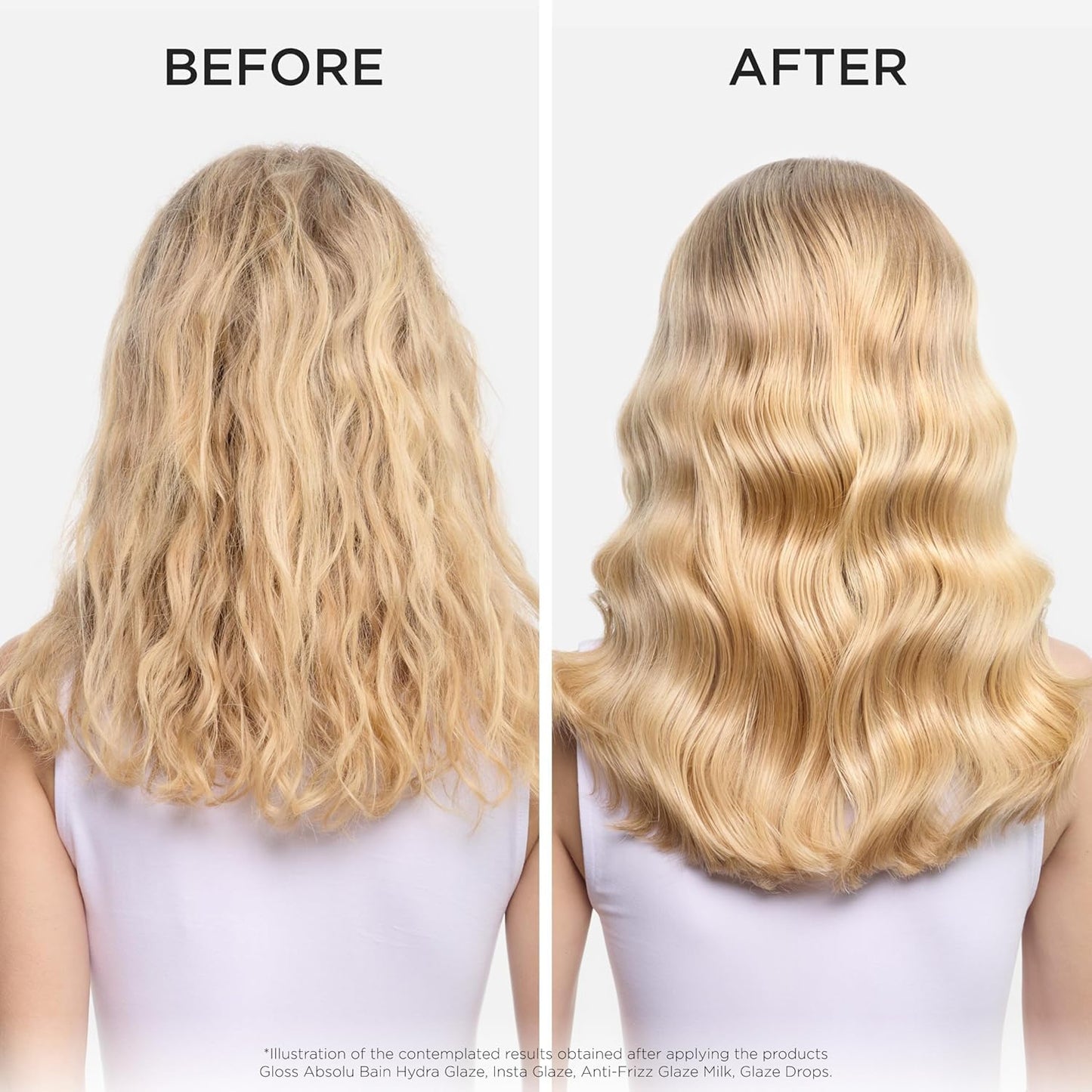Kerastase Gloss Absolu High-Shine Anti-Frizz Shampoo and Conditioner Set - Deeply Hydrates & Detangles, Instantly Softens, For Glossy & Bouncy Hair