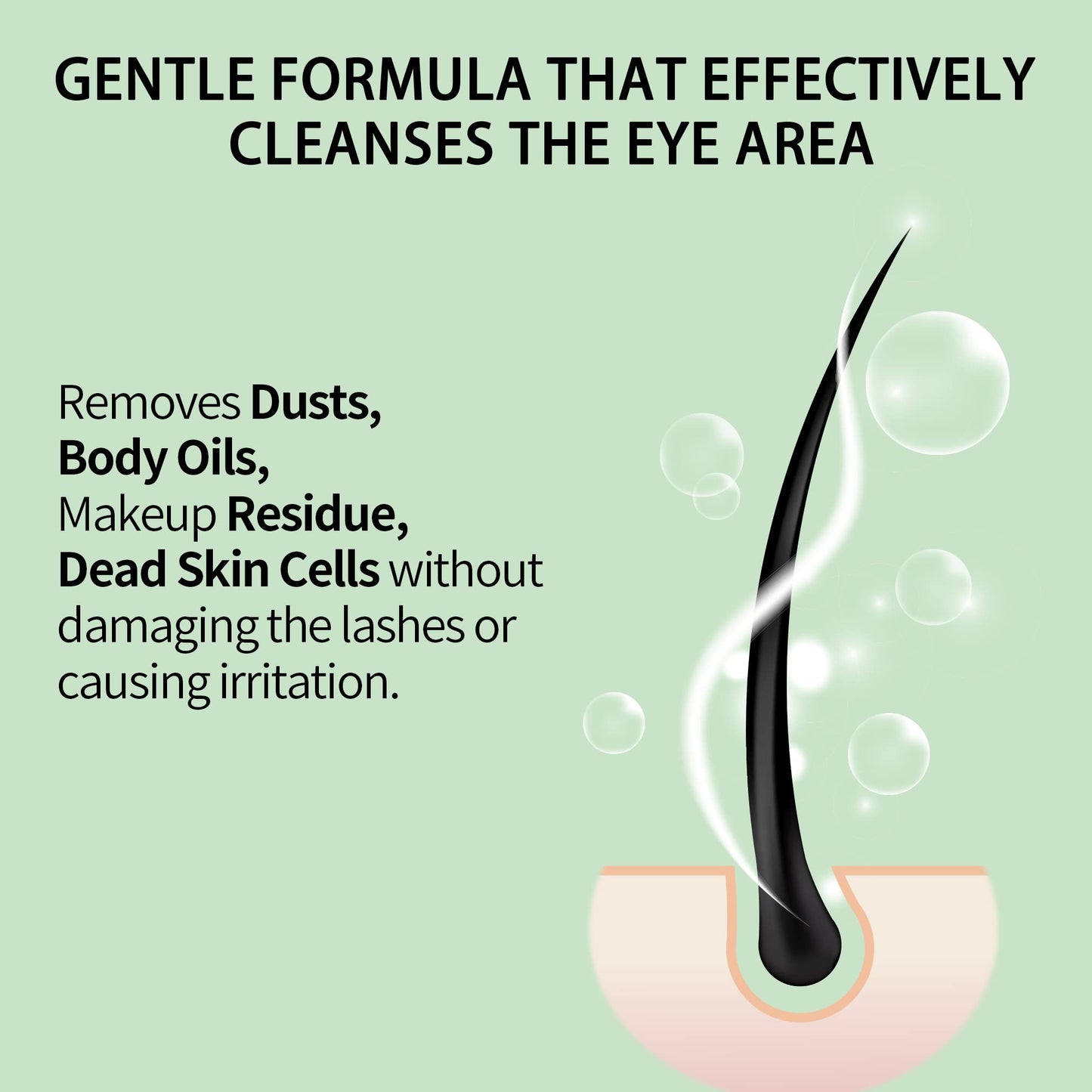 TWILASH BY DLY Lash Shampoo Bulk, Eyelash Cleanser for Extensions 600ml - Eyelid Foaming Cleanser for Professional Salon and Home Use