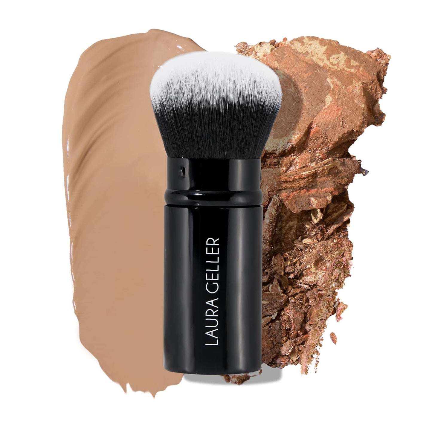 Laura Geller Makeup Primer - Super-Size Hydrating Spackle with Hyaluronic Acid | Includes Airbrush Kabuki Brush