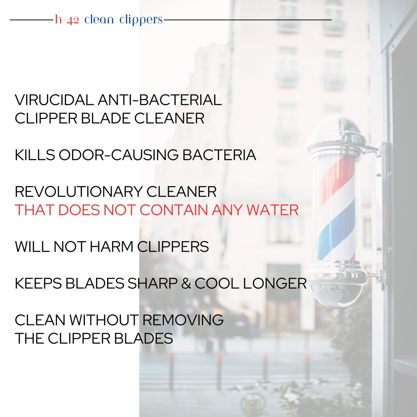 Skin Revolution H-42 Clean Clippers Blade Cleaner with Brush - 16oz Bottle (2 Pack), Blue
