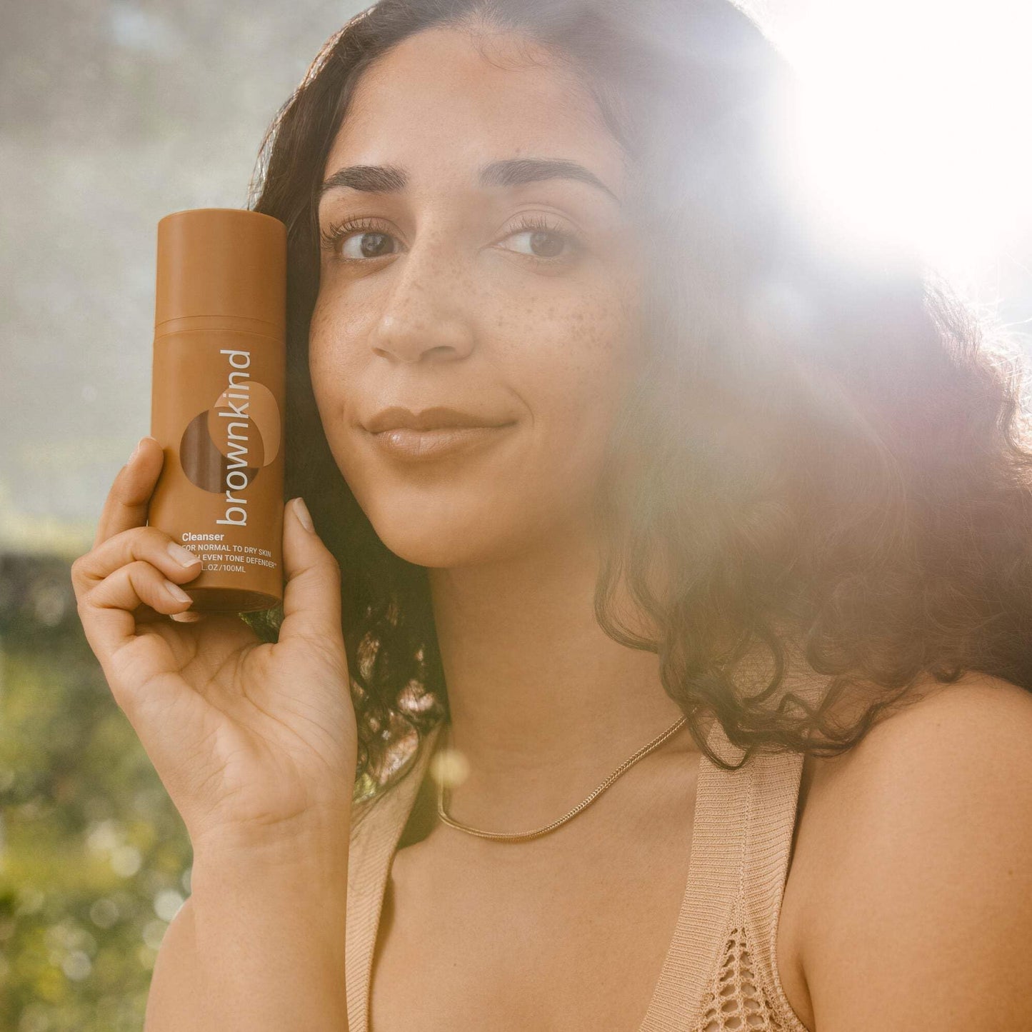 brownkind Cleanser for Normal to Dry Skin – Gentle Hydrating Face Wash, With Amla & Rainbow Algae, Dermatologist-Designed for Melanin-Rich Skin, 100ml